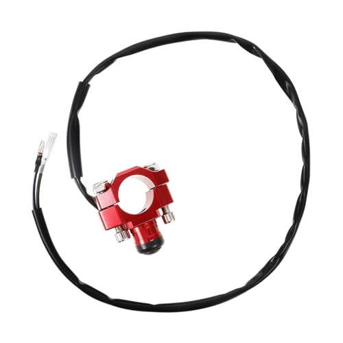 TOPBATHY Motorrad Starterknopfschalter Motorgriff Schlüsselmodifikation Stopp Steuerfunktion Chrom Motorrad Zündgehäuse Motorradschalter Roller Startknopf Rote Aluminiumlegierung TOPBATHY Motorrad Starterknopfschalter Motorgriff Schlüsselmodifikation Stopp Steuerfunktion Chrom Motorrad Zündgehäuse Motorradschalter Roller Startknopf Rote Aluminiumlegierung von TOPBATHY