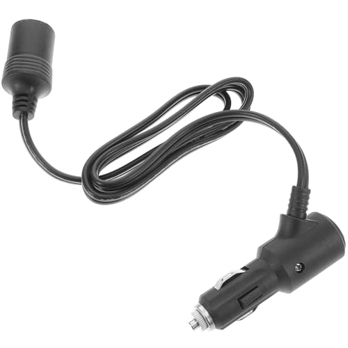TOPBATHY Netzkabelverlängerung Verlängerungskabel Für Zigarettenanzünder Doppelzigaretten -leichteradapter Auto-Zigaretten-verlängerungskabel Kupferkabel Black von TOPBATHY