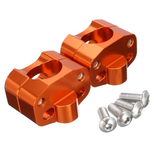 TOPBATHY Paar Radialvariabler -Lenkerfixer Motorrad Lenkererhöhung Aluminium Stangenerhöhung Griff Bar Lenkeradapter Klemmadapter montieren Fettriegel Stangenklemme Orange Zufällige Farbe TOPBATHY Paar Radialvariabler -Lenkerfixer Motorrad Lenkererhöhung Aluminium Stangenerhöhung Griff Bar Lenkeradapter Klemmadapter montieren Fettriegel Stangenklemme Orange Zufällige Farbe von TOPBATHY