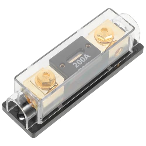 TOPBATHY Sicherungshalter Amp Sicherungsblock Audio Sicherungsblock Autos Verstärker Lautsprecher Verteilerblock Marine Sicherungsblock Kunststoff Schwarz TOPBATHY Sicherungshalter Amp Sicherungsblock Audio Sicherungsblock Autos Verstärker Lautsprecher Verteilerblock Marine Sicherungsblock Kunststoff Schwarz von TOPBATHY