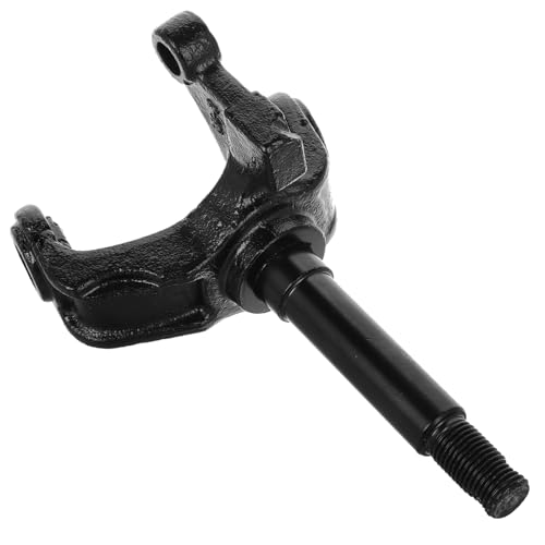 TOPBATHY Vorderradspindel Gokart Lenkspindel Gokart Spindel Vorderachse Eisen Schwarz Vorderspindeln Für Go Karts von TOPBATHY