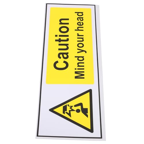 TOPBATHY Warnsignale reflektierendes Band Schutzaufkleber Vinyl Achtung Zeichen Achten Sie auf die Warnaufkleber auf Ihrem Kopf pp synthetisches Papier TOPBATHY Warnsignale reflektierendes Band Schutzaufkleber Vinyl Achtung Zeichen Achten Sie auf die Warnaufkleber auf Ihrem Kopf pp synthetisches Papier von TOPBATHY