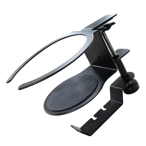TOPBATHY Wasser Becher hänger Headset-Halter Kopfhörer-Aufhänger Haken zum Aufhängen des Headsets Kopfhörerhalter Aufhänger für Kopfhörerständer Aluminiumlegierung Schwarz von TOPBATHY