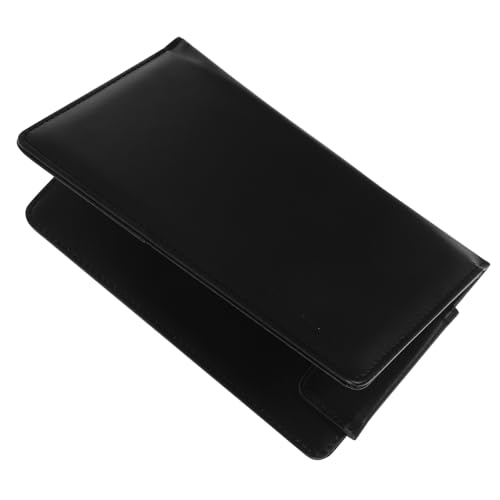 TOPBATHY Zwischenablage zeichnen Büro Dokumentclip Kleine Zwischenablage große Zwischenablage Clips Clips Rechnungen Zwischenablage Klemmbretter aus Kunststoff Hochwertiges PU-Leder Schwarz von TOPBATHY