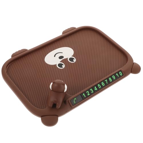 TOPBATHY rutschfeste Matte Armaturenbrett Matte rutschfeste Armaturenbrettmatte Auto -innenraumzubehör Auto Armaturenbrett Abdeckung Auto-armaturenbrett Light Brown PVC von TOPBATHY