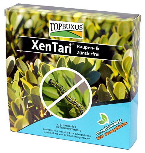 TOPBUXUS XenTari - 30gr - Gegen den Buchsbaumzünsler - Biologisch - Sicher für Bienen und Vögel. TOPBUXUS XenTari - 30gr - Gegen den Buchsbaumzünsler - Biologisch - Sicher für Bienen und Vögel. von TOPBUXUS
