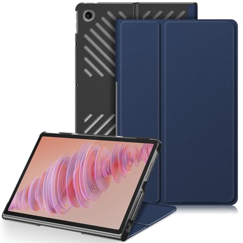 TOPCASE Hülle Kompatibel mit Lenovo Tab Plus Tablet (TB351FU) 11.5 Zoll 2024 Cover,Ultra Leder Ständer Schutzhülle Funktion,Dunkelblau von TOPCASE