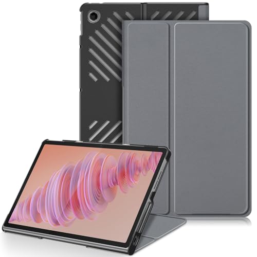 TOPCASE Hülle Kompatibel mit Lenovo Tab Plus Tablet (TB351FU) 11.5 Zoll 2024 Cover,Ultra Leder Ständer Schutzhülle Funktion,Grau von TOPCASE
