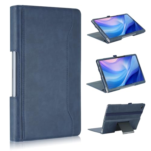TOPCASE Hülle Kompatibel mit Lenovo Tab Plus Tablet (TB351FU) 11.5 Zoll 2024 Cover,mit Pen Halter und Dokumentenfach,Dunkelblau von TOPCASE
