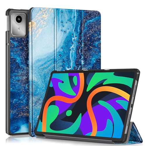 TOPCASE Hülle für Lenovo Tab M11 (TB330) 11 Zoll 2024,Ultra Leder Ständer Schutzhülle mit Auto Schlaf/Wach Funktion Cover für Lenovo Tab M11 (TB330/TB331) 11",Wellen von TOPCASE