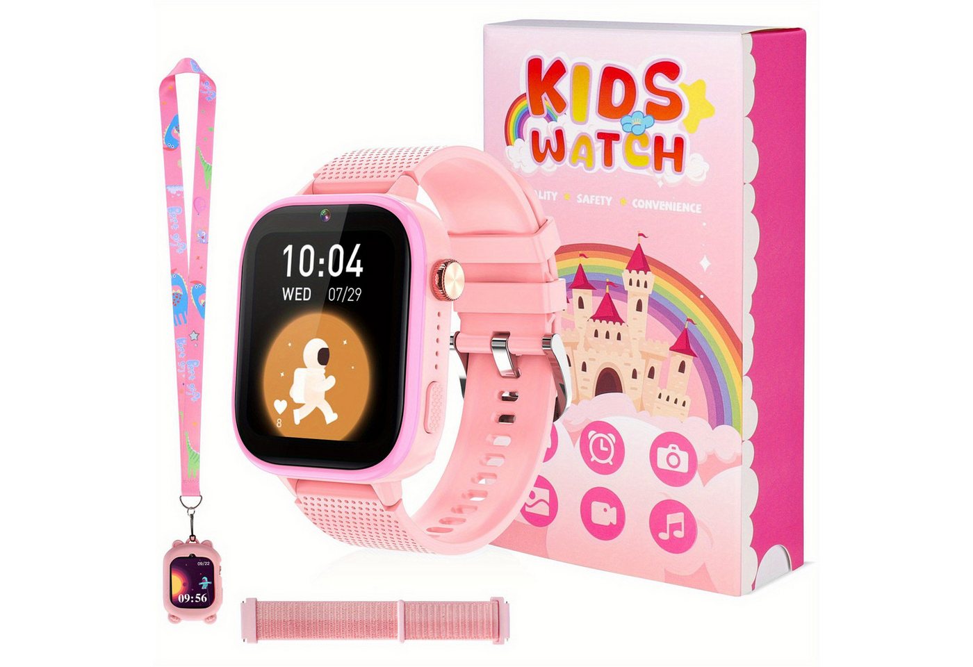 TOPCHANCES für Kinder mit 4G Unbegrenzte Telefonbücher, Smartwatch, mit 47 aufregende Spiele, Zwei-Wege-Anruf-Funktion keine Notwendigkeit TOPCHANCES für Kinder mit 4G Unbegrenzte Telefonbücher, Smartwatch, mit 47 aufregende Spiele, Zwei-Wege-Anruf-Funktion keine Notwendigkeit von TOPCHANCES