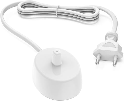 TOP CHARGEUR * Netzadapter Ladegerät für elektrische Zahnbürste Oral B Braun 3757 Pro 3/Pro 2/Pro 1 Pro 600 700 1000 2000 2900 3000 3900 Vitality Genius Smart IO Series 6 wasserdicht von TOPCHARGEUR
