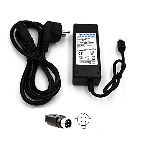 TOP CHARGEUR * Netzteil Netzadapter Ladekabel Ladegerät 12V 5V 2A 4 Pin für Ersatz STOREX SPP34-12.0/5.0-2000 inklusive Netzkabel TOP CHARGEUR * Netzteil Netzadapter Ladekabel Ladegerät 12V 5V 2A 4 Pin für Ersatz STOREX SPP34-12.0/5.0-2000 inklusive Netzkabel von TOPCHARGEUR