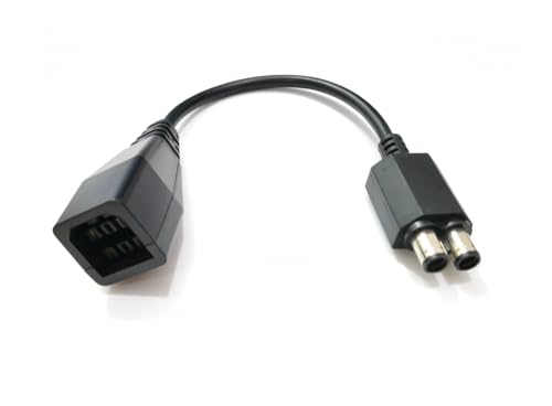 TOPCHARGEUR * Adapter Endstück Kabel 28 cm Kabel Stecker Netzteil Stab Anschluss Konverter Xbox 360 auf Xbox 360 Slim von TOPCHARGEUR