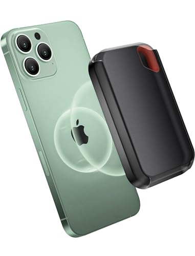 Magnetische Festplattenhülle für E61 Extreme tragbare SSD mit 10 Gbit/s Typ-C-Kabel, kompatibel mit iPhone 16 Pro & Pro Max Externe Solid State Drive Sleeve - Schwarz von TOPGO