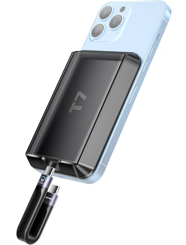 Magnetische Schutzhülle für Samsung T7 und Touch SSD mit Typ-C-Kabel, 10 Gbit/s, kompatibel mit iPhone 15 Pro und Pro Max, Magsafe, Externe Festkörperhülle, Schwarz Magnetische Schutzhülle für Samsung T7 und Touch SSD mit Typ-C-Kabel, 10 Gbit/s, kompatibel mit iPhone 15 Pro und Pro Max, Magsafe, Externe Festkörperhülle, Schwarz von TOPGO