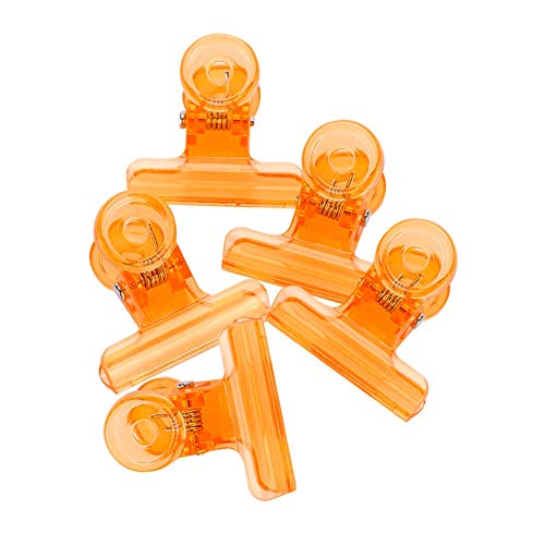 4 Farben C Curve Nail Extension Clips, Multifunktionales Kunststoff -Nagel -Accessoires, Einfach zu Verwenden, um Perfekte Nägel zu Kreieren, 5 Ideal für Anfänger und Fachkräfte (ORANGE) von TOPINCN