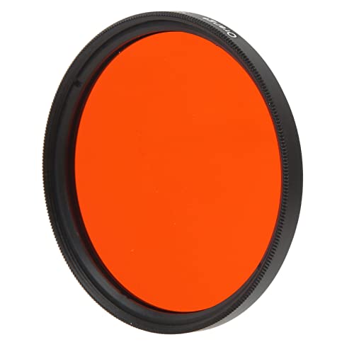 Digitalkamera-Filter, 55 Mm, Tragbar, Wasserfest, Reflexionsarm, Farblinsenfilter für Fotografie (Orange) von TOPINCN