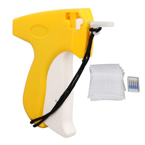 Etikettierpistolen-Set für Kleidung, Hand-Stichetikettenpistole, Schnellfixierer für Kleidung, Etikettier-Preisschild-Befestigungsset mit 1000 Widerhakenverschlüssen und 5 Etikettierpistolen-Set für Kleidung, Hand-Stichetikettenpistole, Schnellfixierer für Kleidung, Etikettier-Preisschild-Befestigungsset mit 1000 Widerhakenverschlüssen und 5 von TOPINCN