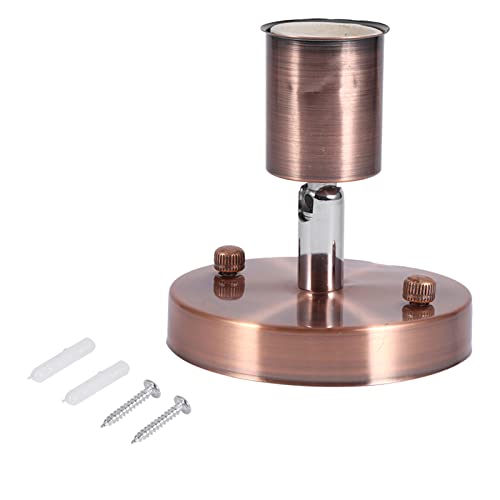 Glühbirne,E27 Moderne Vintage Deckenleuchte Wandleuchte Lampenfassung Sockel 180° Drehbar(Bronze) von TOPINCN