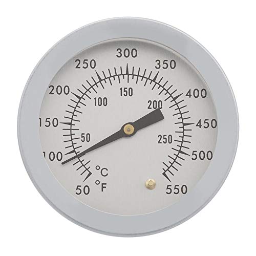 Grillthermometer für Grill Kohle Smoker Gasgrill Ofen Kochen Temperaturanzeige analoges Zifferblatt doppelte Skala von TOPINCN