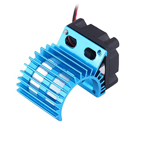 Kühlkörpermotor -Kühler Effizienter Kühllüfter für 1/10 Skala Elektrisches RC -Auto 380/390 Motor Aluminiumlegierung Lila Lila (BLUE) von TOPINCN
