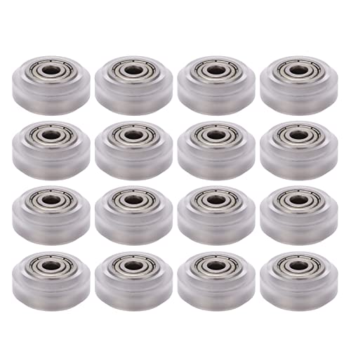 Lagerscheibenlager für Anet E16 3D -Drucker Transparenter Kohlenstoffstahl Polycarbonat -Riemenscheibe für CNC Schreibmaschine, 16pcs Lagerscheibenlager für Anet E16 3D -Drucker Transparenter Kohlenstoffstahl Polycarbonat -Riemenscheibe für CNC Schreibmaschine, 16pcs von TOPINCN