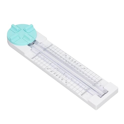 Papierschneider, Scrapbooking Werkzeug, Multifunktionaler Papierschneider mit 360° Drehbarem Klingenhalter, 9 Zoll Schnittlänge für Gerade, Perforierte, Knickbare Linien Papierschneider, Scrapbooking Werkzeug, Multifunktionaler Papierschneider mit 360° Drehbarem Klingenhalter, 9 Zoll Schnittlänge für Gerade, Perforierte, Knickbare Linien von TOPINCN