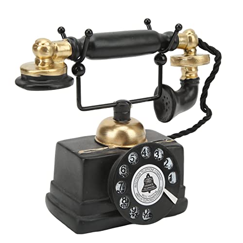 Retro Home Decorative Telefonmodell Antique Telefon Geschäftsgeschenk Sicher und Zuverlässig für Schlafzimmer/Bar, Exquisites Synthetisches Harzmaterial 7.1 X 6,3 X 3.1in Retro Home Decorative Telefonmodell Antique Telefon Geschäftsgeschenk Sicher und Zuverlässig für Schlafzimmer/Bar, Exquisites Synthetisches Harzmaterial 7.1 X 6,3 X 3.1in von TOPINCN