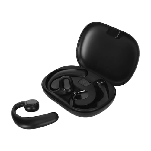 Sprachübersetzer Ohrhörer 144 Arten Sprachen Echtzeit-Übersetzungskopfhörer für Persönliche Gespräche, Wireless-Übersetzer-Ohrhörer für Touristen, Kunststoff, Schwarz, 2PCS (BLACK) von TOPINCN