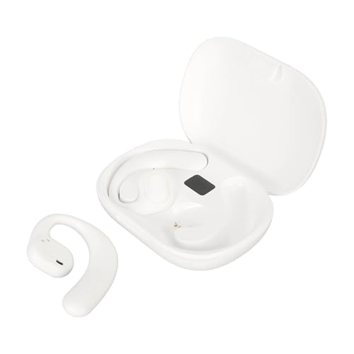 Sprachübersetzer Ohrhörer 144 Arten Sprachen Echtzeit-Übersetzungskopfhörer für Persönliche Gespräche, Wireless-Übersetzer-Ohrhörer für Touristen, Kunststoff, Schwarz, 2PCS (WHITE) von TOPINCN