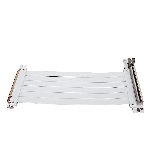 TOPINCN Grafikkarten-Verlängerungskabel, Abschirmung Elektromagnetischer Störungen, Einfache Installation, PCIE 3.0 X16 Riser-Kabel, Plug-and-Play, Biegbar um 90 Grad, für PC (50cm) von TOPINCN