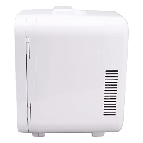 TOPINCN Mini Auto Kühlschrank, Tragegriff Kühlen und Heizen Mini Kühlschrank 8L Geräuscharm mit Dimmbarem Licht für Zuhause (EU-Stecker 220V) von TOPINCN