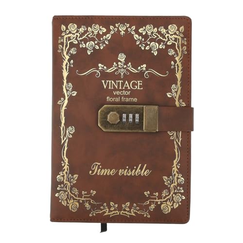 TOPINCN Vintage -Tagebuch mit Sperre, Passwort Gesperrtes Journal mit Exquisiten Blumenmustern, Tagebuchhandbuch Abschließbares Notizbuch Privatschutz, Geeignet für Studenten, Frauen, TOPINCN Vintage -Tagebuch mit Sperre, Passwort Gesperrtes Journal mit Exquisiten Blumenmustern, Tagebuchhandbuch Abschließbares Notizbuch Privatschutz, Geeignet für Studenten, Frauen, von TOPINCN