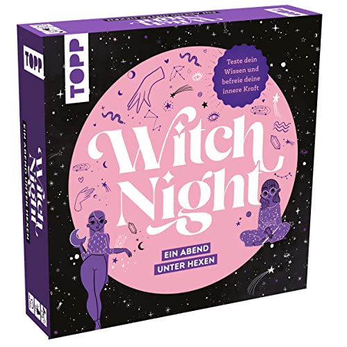 Witch Night – EIN Abend unter Hexen. Teste Dein Wissen und befreie Deine innere Kraft: Das Partyspiel für 2–6 Personen ab 14 Jahren | Über 180 Fragen aus insgesamt 6 Kategorien von Frech