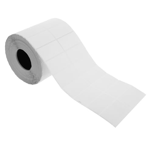 TOPPERFUN 1 Rolle Kupferstich-Etikettenpapier Glasetiketten selbstklebend Behälter Backen Selbstklebende Etiketten aufkleber drucker Etiketten für Gläser Lebensmitteletikett Weiß von TOPPERFUN