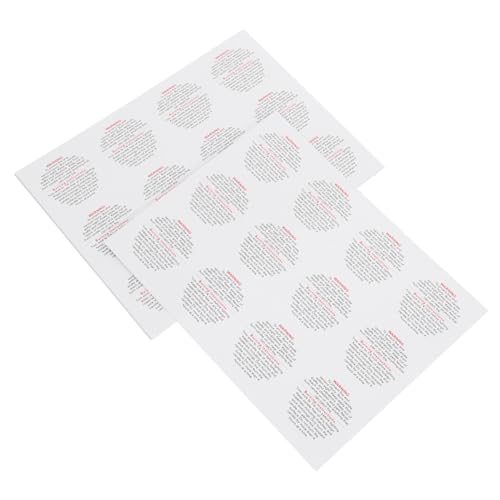 TOPPERFUN 10 Blatt Warnschild Für Hohe Temperaturen Herzkerze Dose Kerzendekorationen Für Die Kerzenherstellung Kerzenetikett Vinyl-aufkleber Blechdose Aufkleber Aus Beschichtetem Papier von TOPPERFUN