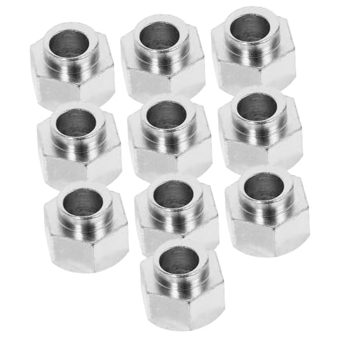 TOPPERFUN 10 Stück Druckermutter Schrauben Hand Dreht Nuss 3d-druckerteile Zubehör Für 3d-drucker 3d Drucker Ersatzteil Nüsse Drucken Zur Reparatur Druckmutter Silver Kohlenstoffstahl von TOPPERFUN