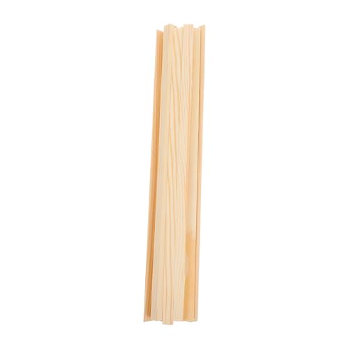 TOPPERFUN 10 Stücke Holz Streifen Gedrückt Trim Grille Abdeckungen Kanten Bord Rahmen Strippen Form Streifen Für Fenster von TOPPERFUN