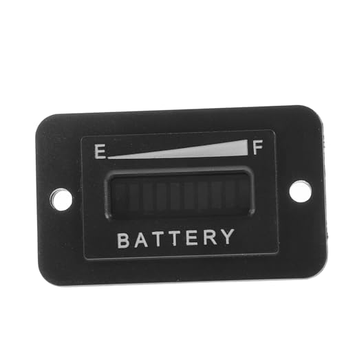 TOPPERFUN 1Stück Batterieanzeige Mit Digitaldisplay Voltmeter Für Batterietester Spannungsprüfer Mit Anzeige Material Umgekehrter Anschlussschutz Für Sicheres von TOPPERFUN