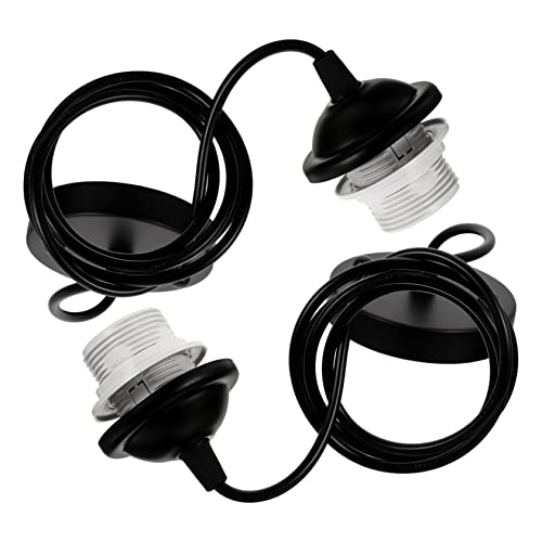 TOPPERFUN 2Stücke Lampenhalter Pack Verstellbare Deckenleuchte Mit Schraubfassung Kabel Für Glühbirnen Energiesparend Installieren von TOPPERFUN