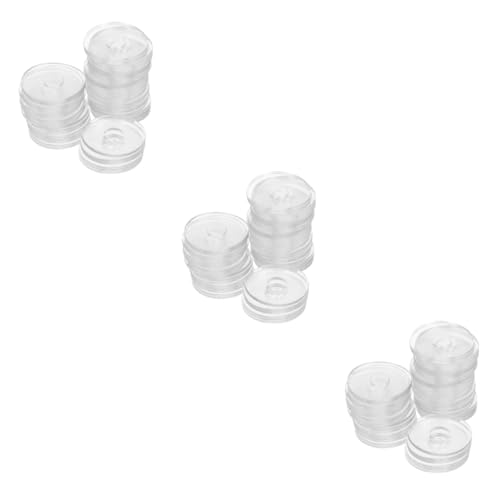 TOPPERFUN 3 Sätze Transparente Dichtung Klares Vinyl Wasserdicht Duschtürdichtung Dichtungsmaterial Tipps Instaloo Montitor Geräte Flachdichtungen Austausch Der Vinyldichtung 50 Stück * 3 von TOPPERFUN
