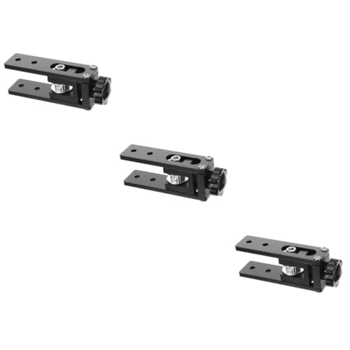 TOPPERFUN 3 Stück 2020 Zahnriemenspanner Spanner Ersatzteil X-Achsen-Spanner Profilspanner 2020 krankentrage verspannungen konturlehre X-Achsen-Riemenspanner Spanner ersetzen Aluminium Black von TOPPERFUN