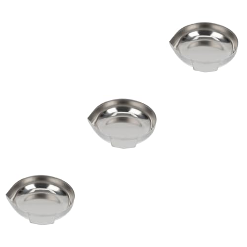TOPPERFUN 3 Stück Diamant Waagschale küchenwaage Wägepfannen Waage digitales Gewicht Essen Wiegeschale Backen Schalen für Schmuckwaagen Waagschale aus Metall Rostfreier Stahl Silver TOPPERFUN 3 Stück Diamant Waagschale küchenwaage Wägepfannen Waage digitales Gewicht Essen Wiegeschale Backen Schalen für Schmuckwaagen Waagschale aus Metall Rostfreier Stahl Silver von TOPPERFUN