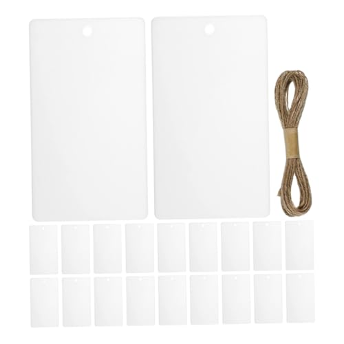 TOPPERFUN 32 Stück Tag -Speicherbox leere Beschriftungsschilder Korbetiketten, wiederverwendbar Tags für die Kennzeichnung beschreibbare Kennzeichnungsschilder Hang -Tags Acryl Weiß TOPPERFUN 32 Stück Tag -Speicherbox leere Beschriftungsschilder Korbetiketten, wiederverwendbar Tags für die Kennzeichnung beschreibbare Kennzeichnungsschilder Hang -Tags Acryl Weiß von TOPPERFUN