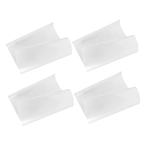 TOPPERFUN 4 Stück Statische Whiteboard-Aufkleber Büro-Whiteboard für die Wand Trockenlöschtafel für die Wand Tragbares Whiteboard abnehmbares Whiteboard kleine Tafel PVC Weiß TOPPERFUN 4 Stück Statische Whiteboard-Aufkleber Büro-Whiteboard für die Wand Trockenlöschtafel für die Wand Tragbares Whiteboard abnehmbares Whiteboard kleine Tafel PVC Weiß von TOPPERFUN