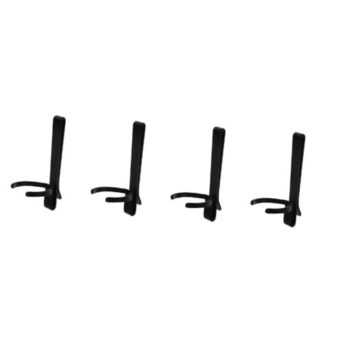 TOPPERFUN 4 Stück Taschenlampen-Taschenclip Blitzlichtclip für die Taille Gürtel taschenlampenhalterung Taschenlampenclip Halterung für Taschenlampen-Clips an der Taille Taillenlichtclip von TOPPERFUN