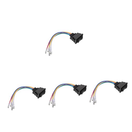 TOPPERFUN 4 Teiliges Autofensterschalter Steuerschalter Kabelbaum Kit Autoschalter Kabelbaum Fensterschalter Teile Kabelbaum Für Fensterschalter Kabelbaum Fenster Kabelbaum Schlüssel TOPPERFUN 4 Teiliges Autofensterschalter Steuerschalter Kabelbaum Kit Autoschalter Kabelbaum Fensterschalter Teile Kabelbaum Für Fensterschalter Kabelbaum Fenster Kabelbaum Schlüssel von TOPPERFUN
