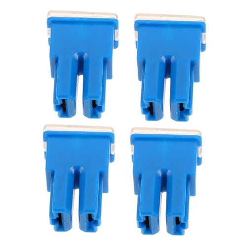 TOPPERFUN 4Er-Packung Auto-Sicherungskasten Sicherungshalter Auto-Werkzeuge Kfz-Sicherung Kfz-Werkzeuge Sicherungstafel für Boote automatischer Sicherungsblock Plastik Blue von TOPPERFUN