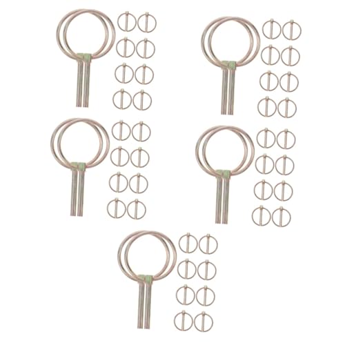 TOPPERFUN 5 Sätze Bootsanhänger Zubehör Unterlegkeile Universalschlösser Verriegelungsbinder Schlüsselringe Glieder Runder Kupplungsstift Schnellverschlussstift 10 Stück * 5 TOPPERFUN 5 Sätze Bootsanhänger Zubehör Unterlegkeile Universalschlösser Verriegelungsbinder Schlüsselringe Glieder Runder Kupplungsstift Schnellverschlussstift 10 Stück * 5 von TOPPERFUN